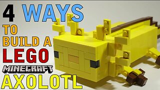 4 Ways to make a Lego Minecraft Axolotl