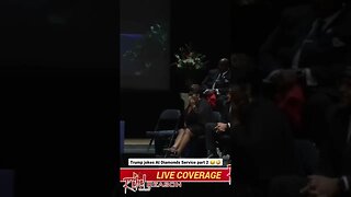 Trump jokes at Diamonds Service part 2