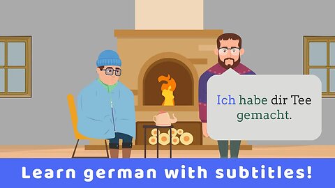 Deutsch lernen | Dialog | Christian geht es dir gut?😰🥶 | Wortschatz | Verben