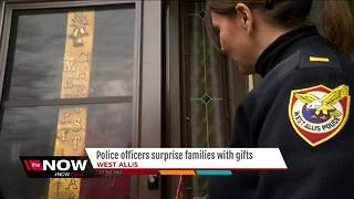 West Allis Police surprise community with gifts thanks to anonymous donor