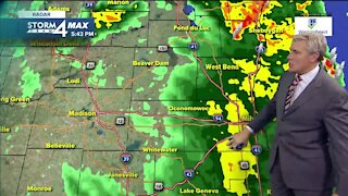 Severe weather moves out, cold temperatures move in
