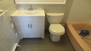 Toilet Flange, Toilet Install, Vanity, Mirror Install plus you can dance. Unit 14 Part 10