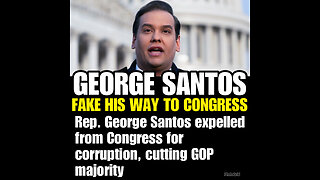 Rep. George Santos expelled from Congress for corruption, cutting GOP majority….