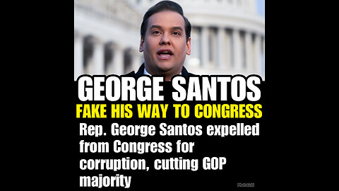 Rep. George Santos expelled from Congress for corruption, cutting GOP majority….