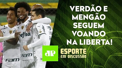 Palmeiras e Flamengo VENCEM e seguem 100% na Libertadores! | PSG é ELIMINADO | ESPORTE EM DISCUSSÃO