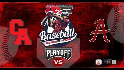 ⚾️LIVE OSSAA Playoff Baseball Carl Albert vs Ardmore