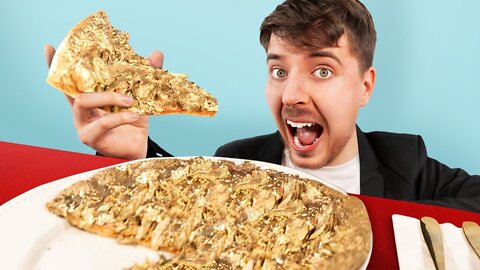 I Ate A $70,000 Golden Pizza