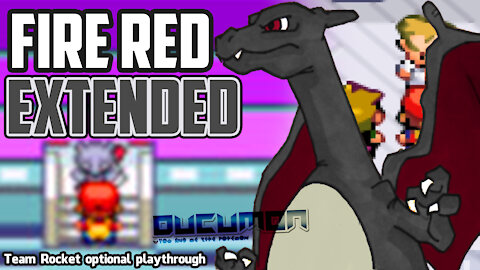 Pokemon Fire Red Extended - GBA Hack ROM You can have Team Rocket optional playthrough, new maps