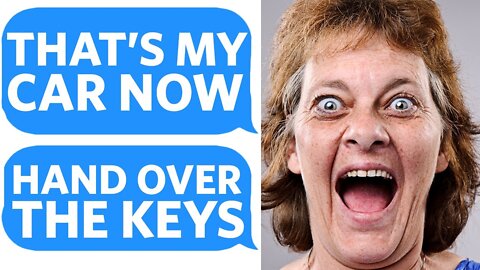 Karen STEALS my CAR KEYS, attempts to STEAL MY CAR... but ends up in JAIL - Reddit Podcast