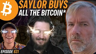 Saylor Now Own's Almost 1% of All Bitcoin, BUYS MORE | EP 831