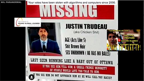 TRUDEAU FAKES THE COVID SHOT - OTTAWA POLICE THREATEN TRUCKERS AND SUPPORTERS - VACCINE INJURIES