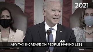 Biden Promised He Wouldn’t Raise Taxes On the Middle Class — HE LIED