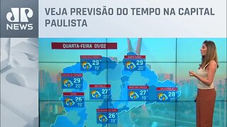 Volume de chuva aumenta sobre São Paulo nesta quarta-feira (01)