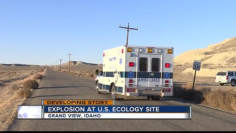 Explosion at US Ecology Idaho site near Grand View