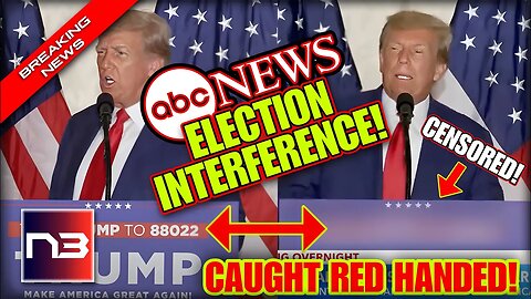 ABC News Caught Red-Handed: Censoring Trump's Campaign! SHADY Tactics Used to Silence Trump!