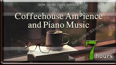 🔴 ☕ [ No Copyright] Cozy Coffeehouse Music | 7 HOUR | Relaxing rain | Study Music | Coffee and Music
