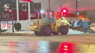 Montreal Midnight Snow Removal #snowremoval #montreal