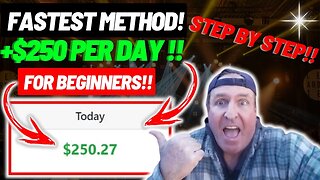 The FASTEST Way To Earn $250 Per Day For Beginners Online In 2023 (Step-by-step)