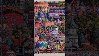 60,000 Piece What a Wonderful World Jigsaw Puzzle Day 45! #shorts #puzzle #jigsawpuzzle #puzzles