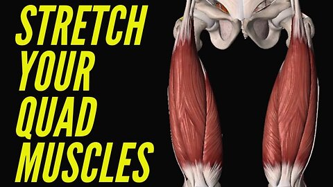 1-Minute Quad Stretch with a Towel or Sheet! | How to Stretch Your Quads
