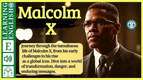 Learn English Through story Level 3 🔥English Stories 🔥 Malcolm X