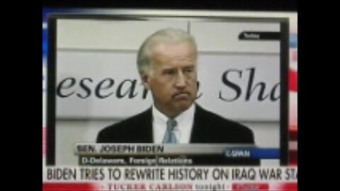 Flashback Video: Joe Biden Lying About Iraq - Jan 8 2020