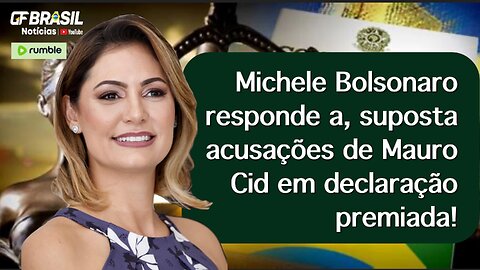 Michele Bolsonaro responde a, suposta acusações de Mauro Cid em declaração premiada!