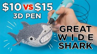 Testing the Cheapest 3D Pens // Great Wide Shark