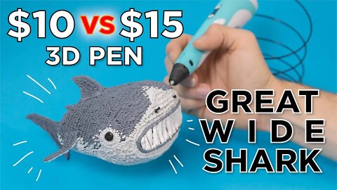 Testing the Cheapest 3D Pens // Great Wide Shark