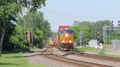 CSX Intermodal Train Meet from Berea, Ohio June 5, 2021