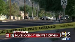 Police involved in south Phoenix shooting