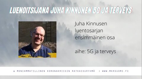 5G ja terveys (1/3) - Nokian ent. testausinsinööri Juha Kinnunen MKR:n vieraana