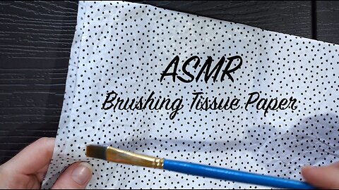 ASMR Soft Paper Crinkles | Brushing Tissue Paper | (No Talking)