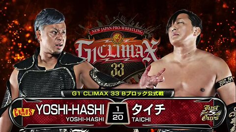 Yoshi-Hashi Vs Taichi (NJPW G1 Clímax 33 Day 9) Highlights