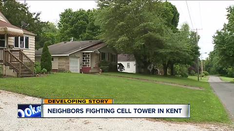 Neighbors fighting proposed cell tower in Kent