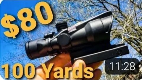 $80 ACOG??? | 100 YARD TEST | Budget Friendly ACOG