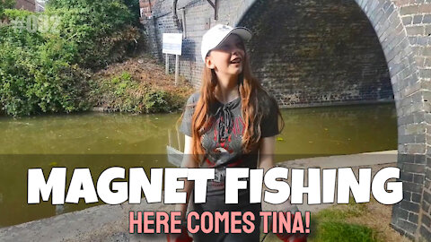 Magnet Fishing Here Comes Tina! THE ULTIMATE GRAPPLING HOOK.