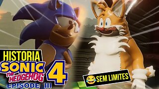 JOGO mais ENGRAÇADO do SONIC - Historia Sonic 4 Episodio 3d blast