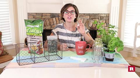 Mason jar herb garden with Elissa the Mom | Rare Life
