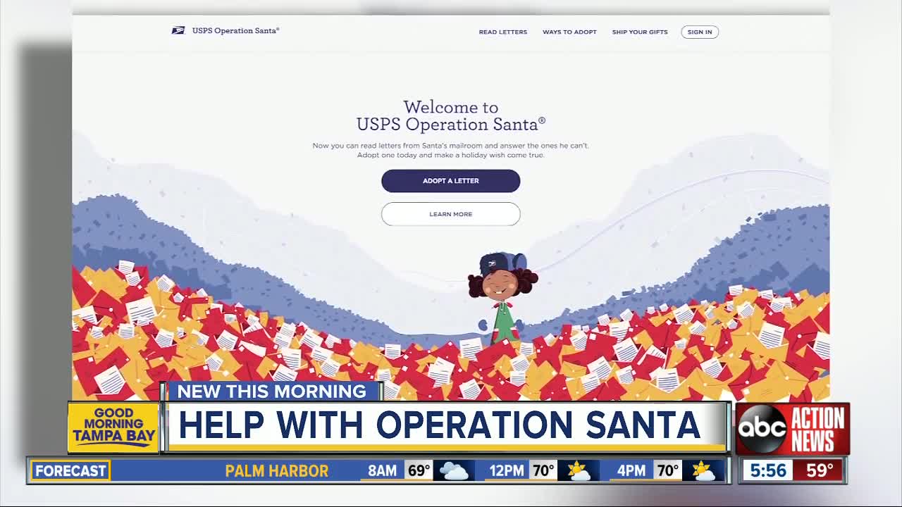 Operation Santa: Adopt a letter to help children in need