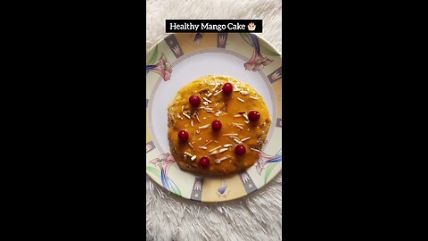 recipe of healthy mango cake