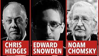 Noam Chomsky, Chris Hedges, Edward Snowden, Jill Stein & Greenwald on the Assange case