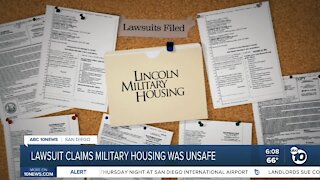 Lawsuit claims military housing was unsafe
