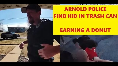 Officer Soros Arnold Police Find Kid In Trashcan Using Citizen's Ring Doorbell