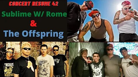 Concert Resume: #42 Sublime W/Rome & The Offspring @ Festival Pier Philly