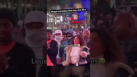 Mbappé and Hakimi go under cover in New York City 😂😱 #trending
