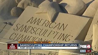 Sand Sculpting Championship Returns