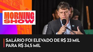 Alesp aprova projeto que dá aumento de 50% a Tarcísio de Freitas