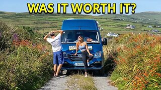 Driving On Ridiculously Small Roads In A Camper Van - Ring Of Kerry Ireland