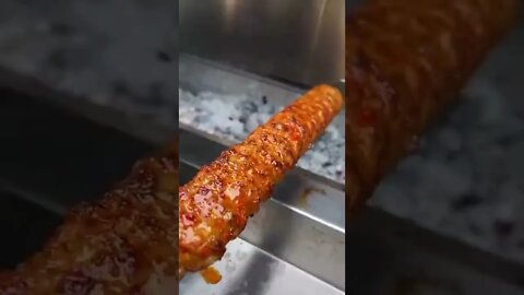 Big Spicy 🔥 Kebab 🍢#UpFoodReview #ytshorts #shorts #youtubeshorts #Food #Streetfood #viralvideo2022